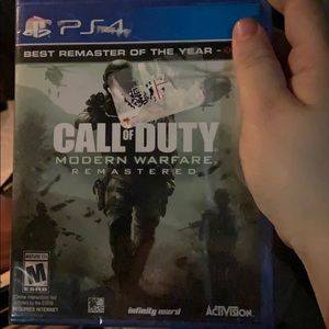 Call of duty modern warfare remastered UNOPENED